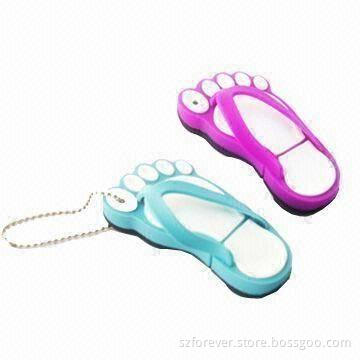 Slipper-shaped Silicone U-disks with Standard USB2.0 Interface and High-speed
